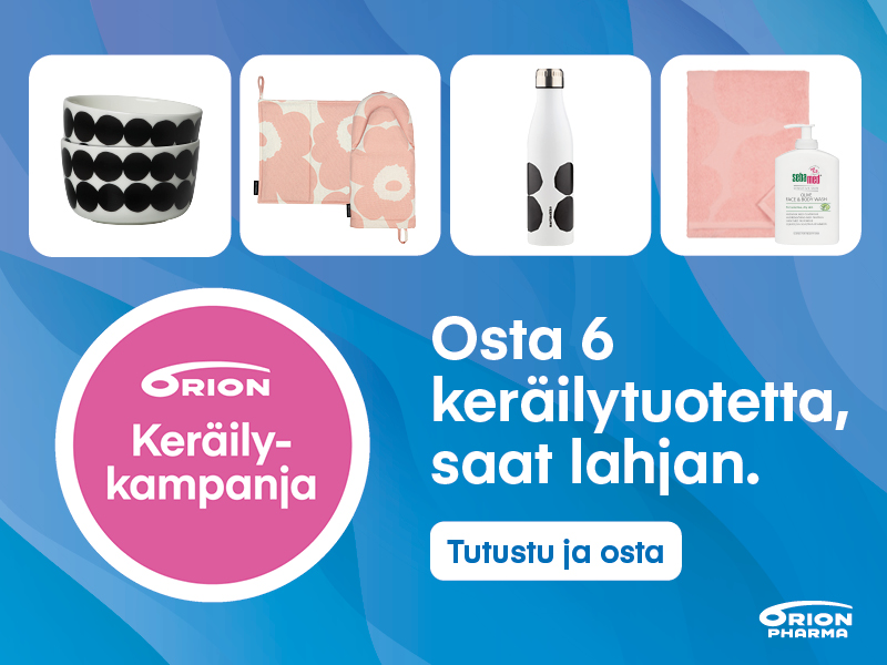 Osta 6 keräilytuotetta, saat lahjan.